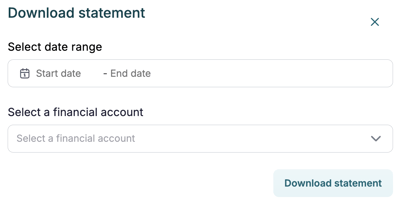 Download statement