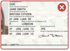 Passport Fail Example One
